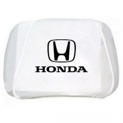 Чехол на подголовник белый Honda 2пред.